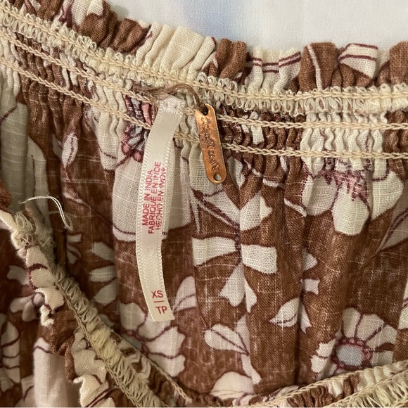 Free People | Miss Daisy Floral Balloon Sleeve Blouse - Picture 8 of 10